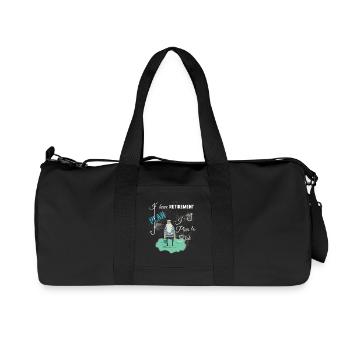 I have retirement plan I plan to fish - Recycled Canvas Sports Bag by Stanley/Stella - black - Front