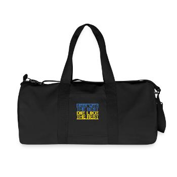 Home Mess with best love Ukraine png - Recycled Canvas Sports Bag by Stanley/Stella - black - Front
