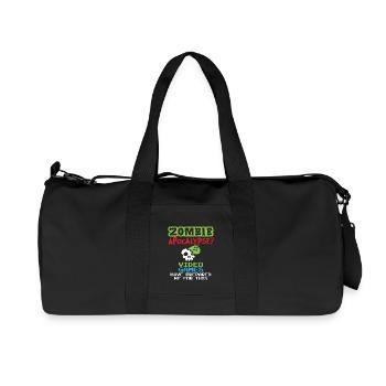 Gamer Zombies Videospieler Controller Geschenk - Recycelte Canvas-Sporttasche von Stanley/Stella - Schwarz - Vorne