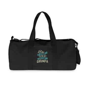 Professional Grumpa - Recycled Canvas Sports Bag by Stanley/Stella - black - Front