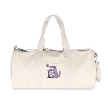 Rawrrr Kroko I Krodil Monster Fun Cadeau I Manga - Sac de sport en toile recyclée Stanley/Stella - blanc naturel - Devant