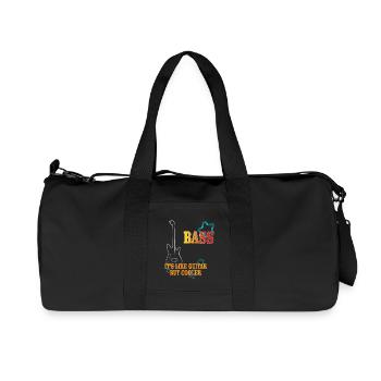 Bass - BASS it's like guitar but cooler - Recycled Canvas Sports Bag by Stanley/Stella - black - Front