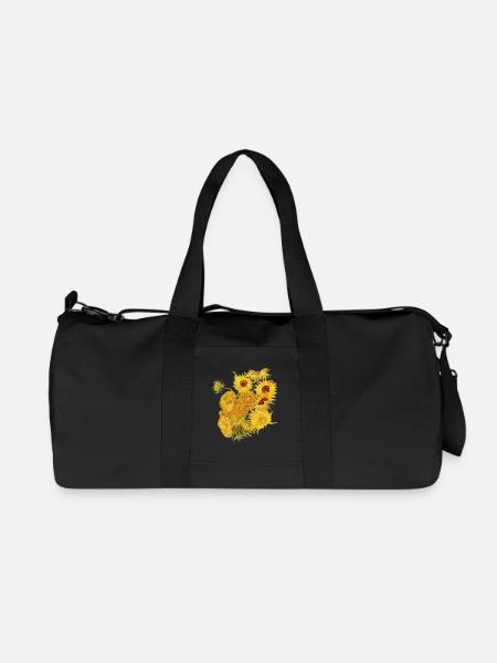 Vincent van Gogh Sunflowers Art history Shirt - Recycled Canvas Sports Bag by Stanley/Stella - black