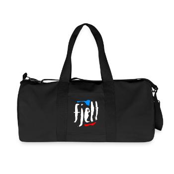 Berg (Fjell) Norwegian - Recycled Canvas Sports Bag by Stanley/Stella - black - Front
