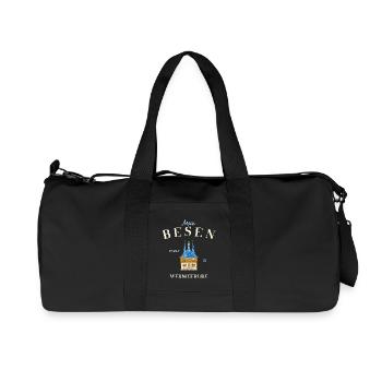 Mein Besen parkt in Wernigerode - Recycelte Canvas-Sporttasche von Stanley/Stella - Schwarz - Vorne
