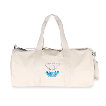 Tomber dans le caractère - Sac de sport en toile recyclée Stanley/Stella - blanc naturel - Devant