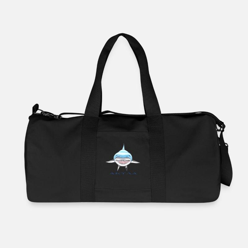 Hai - Recycelte Canvas-Sporttasche von Stanley/Stella - Schwarz