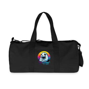 Siegel - Recycelte Canvas-Sporttasche von Stanley/Stella - Schwarz - Vorne