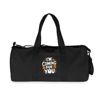 I'm coming for you - Sac de sport en toile recyclée Stanley/Stella - noir - Devant