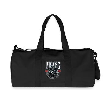 VIKING, VICTORY OR VALHALLA! - Recycled Canvas Sports Bag by Stanley/Stella - black - Front