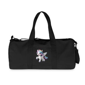 Unicorn 2 - Recycled Canvas Sports Bag by Stanley/Stella - black - Front