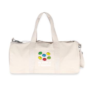 Brick Builder Brick Building Master Builder - Recycled Canvas Sports Bag by Stanley/Stella - natural - Front