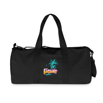 Florida Forever Palm Paradise - Sac de sport en toile recyclée Stanley/Stella - noir - Devant