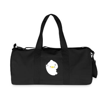 Canard moelleux endormi - Sac de sport en toile recyclée Stanley/Stella - noir - Devant