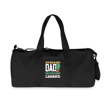 Garden & Plant Lovers Gifts - Recycled Canvas Sports Bag by Stanley/Stella - black - Front