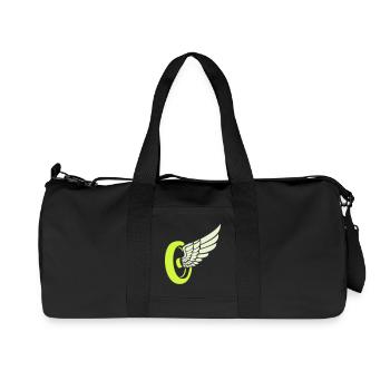 Aile de roue - Sac de sport en toile recyclée Stanley/Stella - noir - Devant