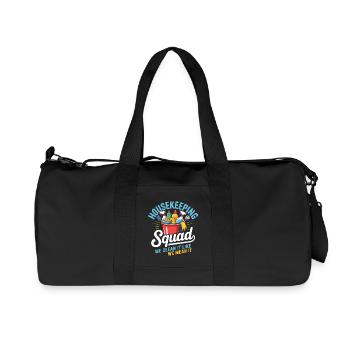 Funny Cleaning Design - Recycled Canvas Sports Bag by Stanley/Stella - black - Front