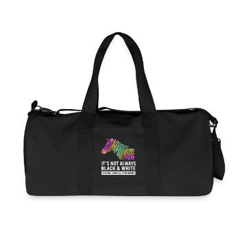 HSD Ehlers-Danlos syndrome EDS - Recycled Canvas Sports Bag by Stanley/Stella - black - Front