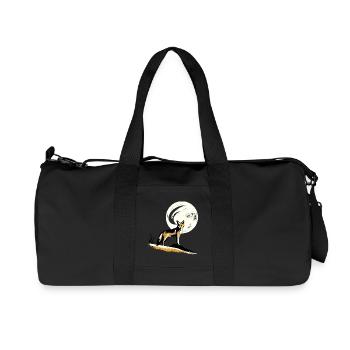 Chacal au clair de lune - Sac de sport en toile recyclée Stanley/Stella - noir - Devant