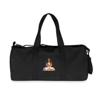Méditation Spirituelle et Cristaux Zen - Sac de sport en toile recyclée Stanley/Stella - noir - Devant