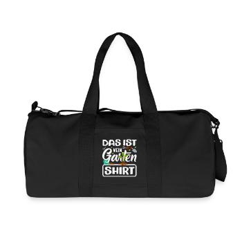 Das Ist Mein Garten - Recycelte Canvas-Sporttasche von Stanley/Stella - Schwarz - Vorne