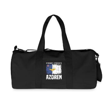 Voyage insulaire aux Açores - Sac de sport en toile recyclée Stanley/Stella - noir - Devant