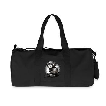 Havaneser Havaneserbesitzer Havaneserhalter  - Recycelte Canvas-Sporttasche von Stanley/Stella - Schwarz - Vorne