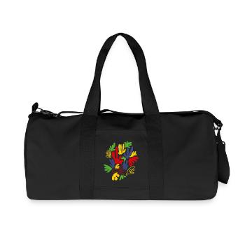 matisse flowers - Recycelte Canvas-Sporttasche von Stanley/Stella - Schwarz - Vorne