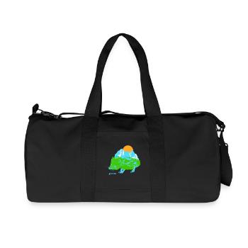 grow - Recycled Canvas Sports Bag by Stanley/Stella - black - Front