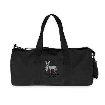 überempfindlich - Recycelte Canvas-Sporttasche von Stanley/Stella - Schwarz - Vorne