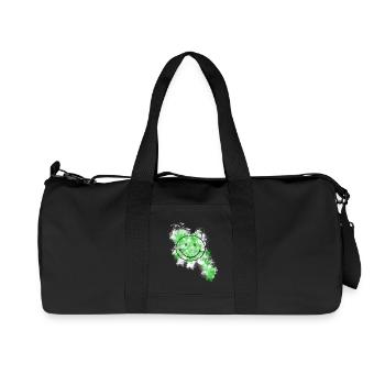 Smiley - Recycled Canvas Sports Bag by Stanley/Stella - black - Front