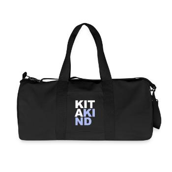 Kita Kind! - Recycelte Canvas-Sporttasche von Stanley/Stella - Schwarz - Vorne