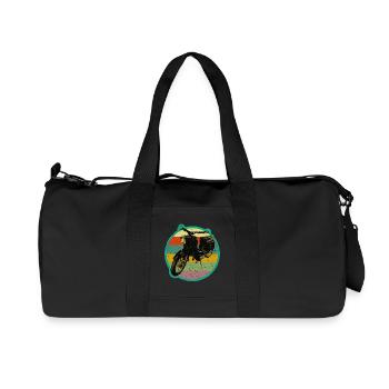 Moped Schwalbe retro Simmi - Recycled Canvas Sports Bag by Stanley/Stella - black - Front