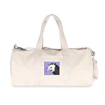 Let's Eat Trash and Get Hit By A Car - Recycled Canvas Sports Bag by Stanley/Stella - natural - Front