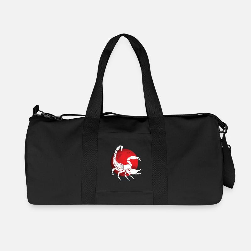 Skorpion Sternzeichen - Recycelte Canvas-Sporttasche von Stanley/Stella - Schwarz