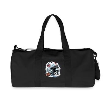 Football américain - Sac de sport en toile recyclée Stanley/Stella - noir - Devant