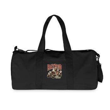 Chemise Ratsking Ratlook – Style rustique personnalisé - Sac de sport en toile recyclée Stanley/Stella - noir - Devant