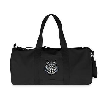 Wolf - Recycled Canvas Sports Bag by Stanley/Stella - black - Front
