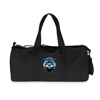 Otter - Recycelte Canvas-Sporttasche von Stanley/Stella - Schwarz - Vorne
