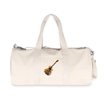 Guitar musician - Recycled Canvas Sports Bag by Stanley/Stella - natural - Front