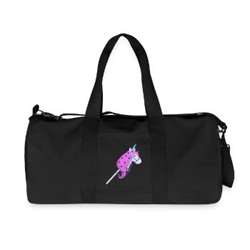 Équitation de loisir - Sac de sport en toile recyclée Stanley/Stella - noir - Devant