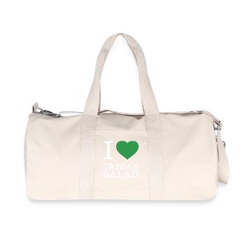 J’ADORE LA SALADE CÉSAR - Sac de sport en toile recyclée Stanley/Stella - blanc naturel - Devant