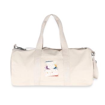 Live for Jiu Jitsu and Faith - Recycled Canvas Sports Bag by Stanley/Stella - natural - Front