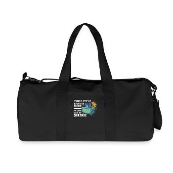 Cette petite lumière qui est la mienne, je vais la laisser briller - Sac de sport en toile recyclée Stanley/Stella - noir - Devant