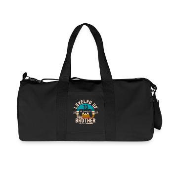 Promoted to big brother in 2025 - Recycled Canvas Sports Bag by Stanley/Stella - black - Front