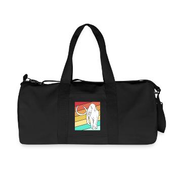 Mammouth - Sac de sport en toile recyclée Stanley/Stella - noir - Devant