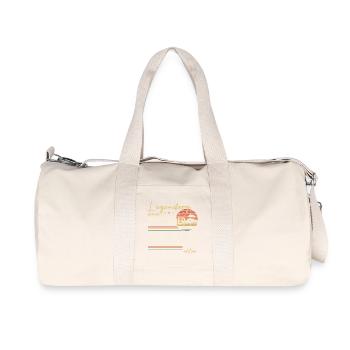 Septembre 1993 Né en Septembre 1993 September 1993 - Sac de sport en toile recyclée Stanley/Stella - blanc naturel - Devant