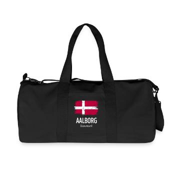 Aalborg - Sac de sport en toile recyclée Stanley/Stella - noir - Devant