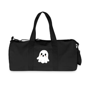 Cute Ghost - Recycled Canvas Sports Bag by Stanley/Stella - black - Front
