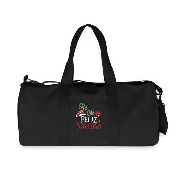 Ole Ole Merry Christmas - Recycled Canvas Sports Bag by Stanley/Stella - black - Front